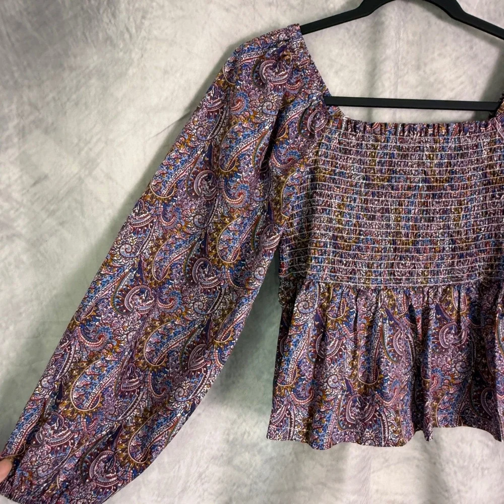 J. Crew boho peasant